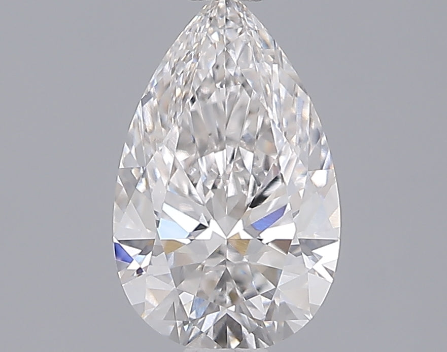 1.55 Carat Pear Shaped, Ideal Cut, F Color, VVS2 Clarity, IGI Certified Lab Grown Diamond