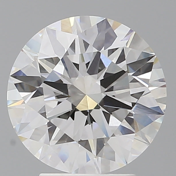 3.52 Carat Round Shaped, Ideal Cut, F Color, VVS2 Clarity, IGI Certified Lab Grown Diamond