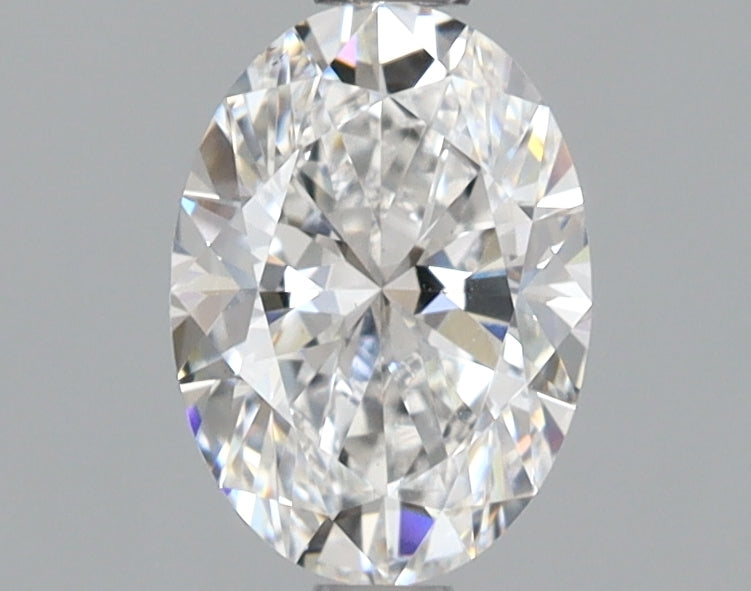 1.09 Carat Oval Shaped, Ideal Cut, D Color, VS1 Clarity, IGI Certified Lab Grown Diamond