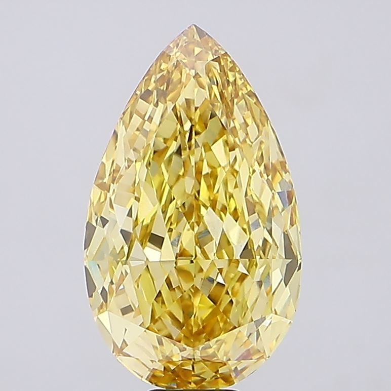 17.14 Carat Pear Shaped, Ideal Cut, VVS2 Clarity, IGI Certified Lab Grown Diamond