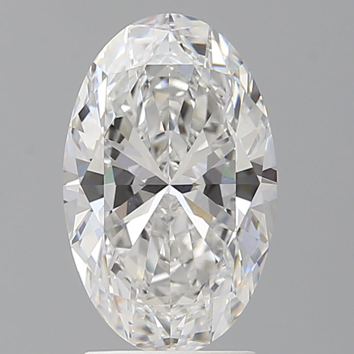 2.58 Carat Oval Shaped, Ideal Cut, D Color, VVS2 Clarity, IGI Certified Lab Grown Diamond