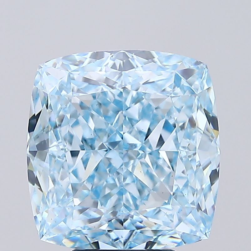 5.55 Carat Cushion Shaped, Excellent Cut, VS1 Clarity, IGI Certified Lab Grown Diamond