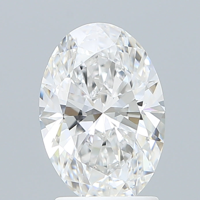 2.05 Carat Oval Shaped, Ideal Cut, D Color, VVS2 Clarity, IGI Certified Lab Grown Diamond