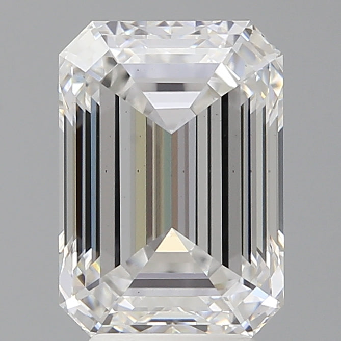 4.58 Carat Emerald Shaped, Ideal Cut, D Color, VS1 Clarity, IGI Certified Lab Grown Diamond