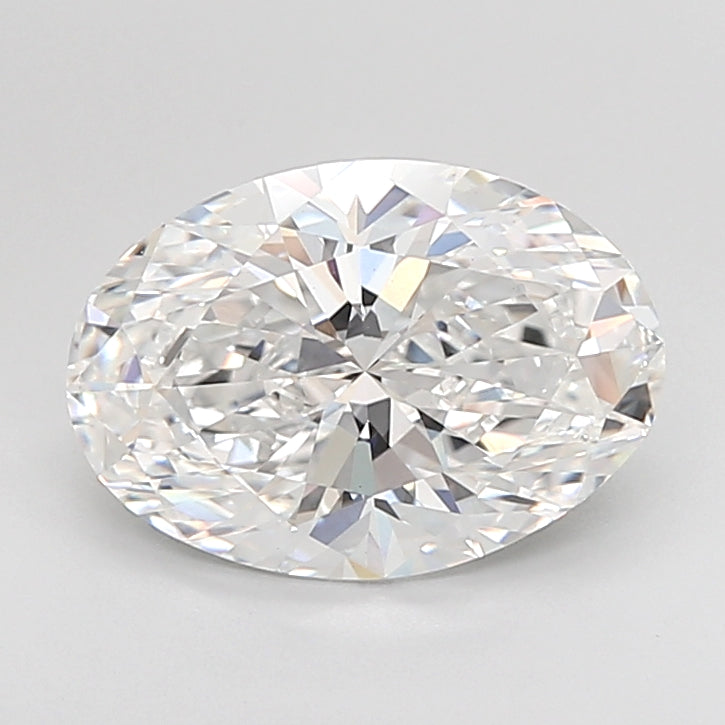 3.61 Carat Oval Shaped, Ideal Cut, D Color, VS1 Clarity, IGI Certified Lab Grown Diamond