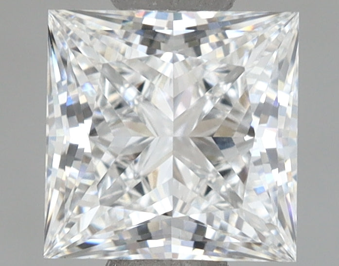 1.05 Carat Princess Shaped, Excellent Cut, E Color, VVS1 Clarity, IGI Certified Lab Grown Diamond