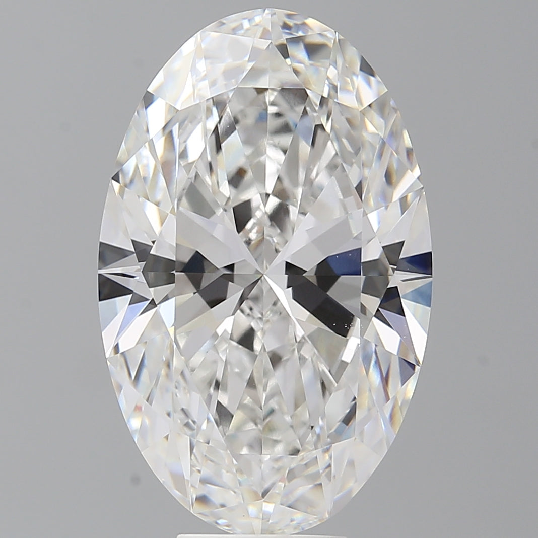 9.60 Carat Oval Shaped, Ideal Cut, E Color, VVS2 Clarity, IGI Certified Lab Grown Diamond