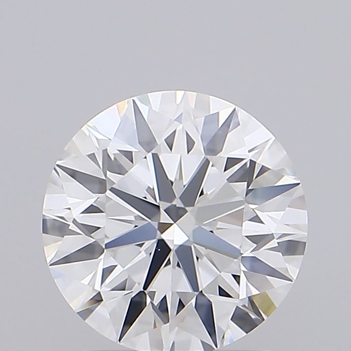 1.54 Carat Round Shaped, Ideal Cut, D Color, VVS1 Clarity, IGI Certified Lab Grown Diamond