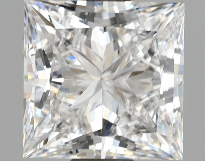 2.00 Carat Princess Shaped, Ideal Cut, D Color, VS1 Clarity, IGI Certified Lab Grown Diamond