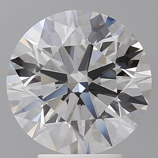4.10 Carat Round Shaped, Ideal Cut, E Color, VVS2 Clarity, IGI Certified Lab Grown Diamond