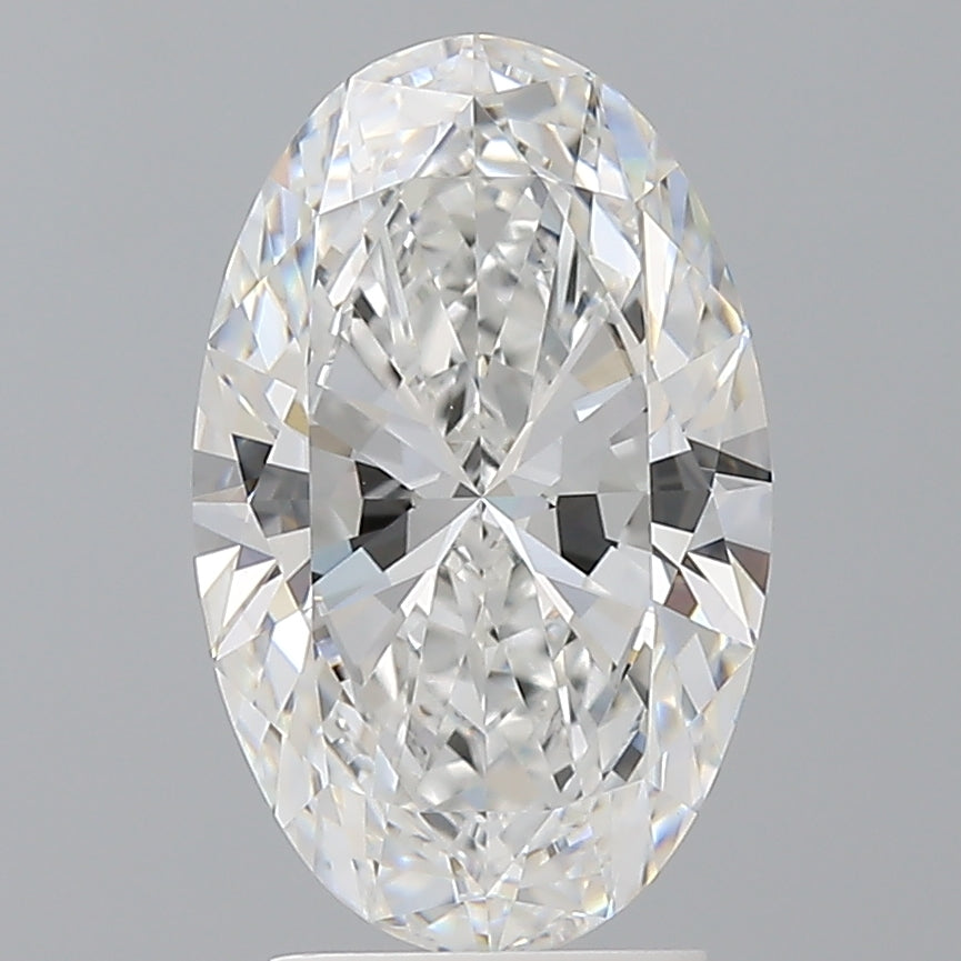 3.06 Carat Oval Shaped, Ideal Cut, E Color, VVS1 Clarity, IGI Certified Lab Grown Diamond
