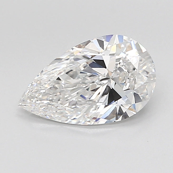2.06 Carat Pear Shaped, Ideal Cut, D Color, VVS2 Clarity, IGI Certified Lab Grown Diamond