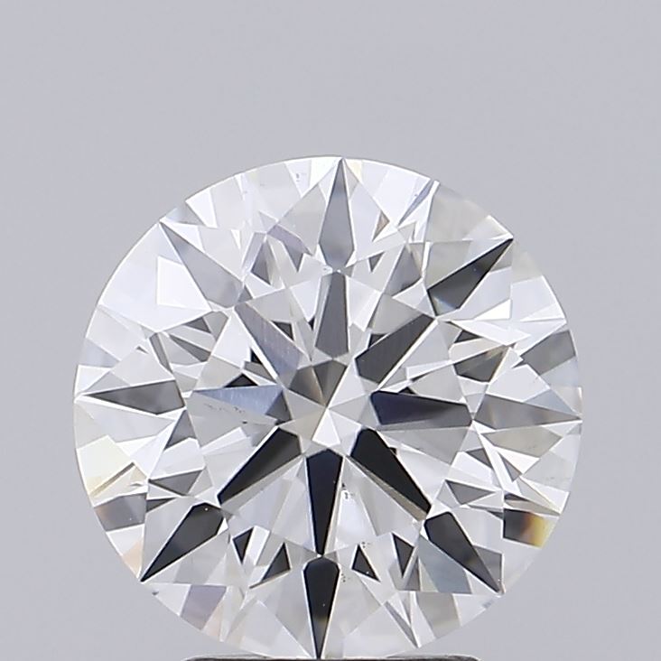 2.03 Carat Round Shaped, Ideal Cut, F Color, VS2 Clarity, IGI Certified Lab Grown Diamond