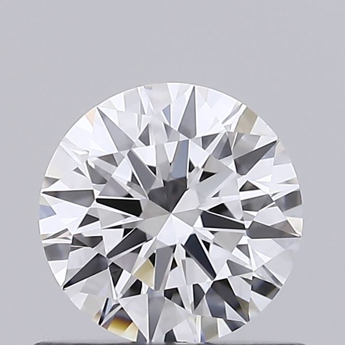 0.53 Carat Round Shaped, Ideal Cut, D Color, VVS2 Clarity, IGI Certified Lab Grown Diamond