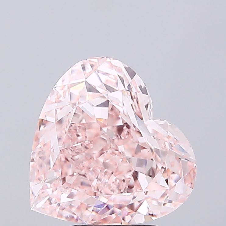 5.10 Carat Heart Shaped, Ideal Cut, VS1 Clarity, IGI Certified Lab Grown Diamond