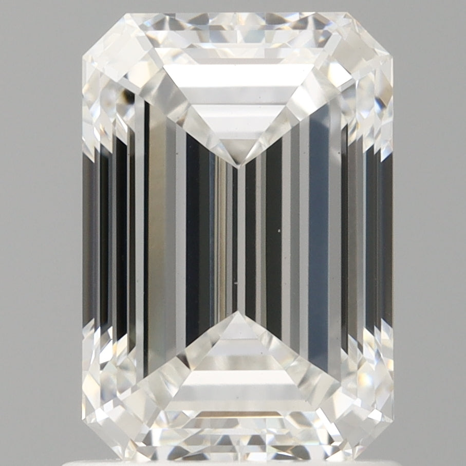 1.53 Carat Emerald Shaped, Ideal Cut, E Color, VVS2 Clarity, IGI Certified Lab Grown Diamond