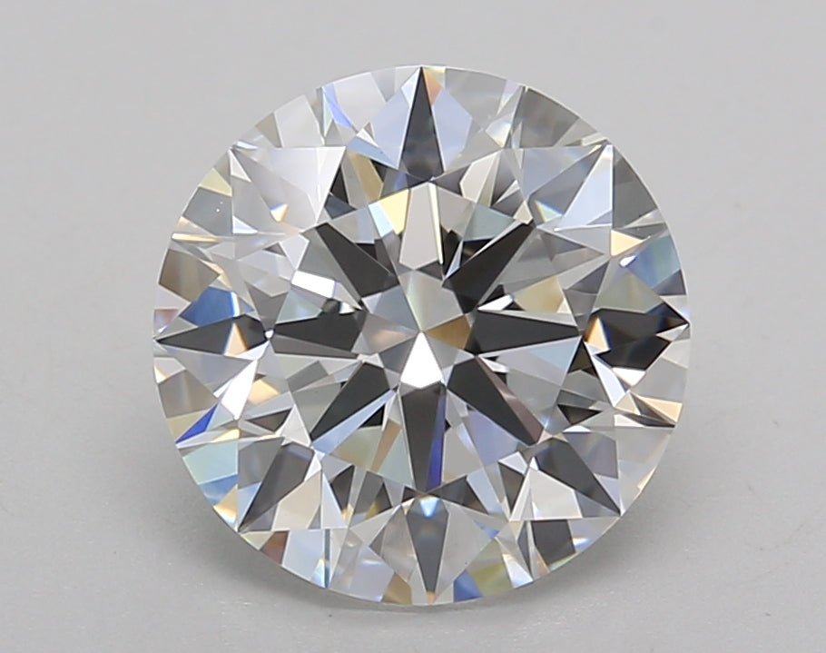 3.02 Carat Round Shaped, Ideal Cut, E Color, VVS2 Clarity, IGI Certified Lab Grown Diamond