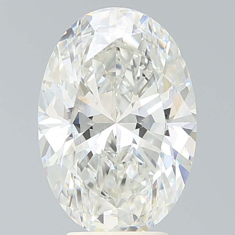 4.70 Carat Oval Shaped, Ideal Cut, H Color, SI1 Clarity, IGI Certified Lab Grown Diamond