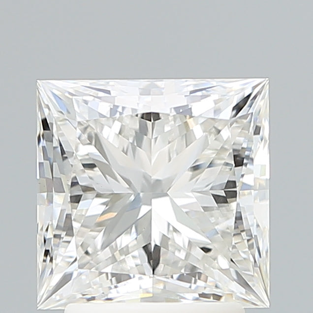 2.82 Carat Princess Shaped, Ideal Cut, F Color, VVS2 Clarity, IGI Certified Lab Grown Diamond