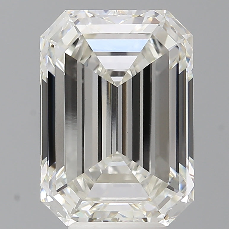 6.55 Carat Emerald Shaped, Ideal Cut, F Color, VS1 Clarity, IGI Certified Lab Grown Diamond