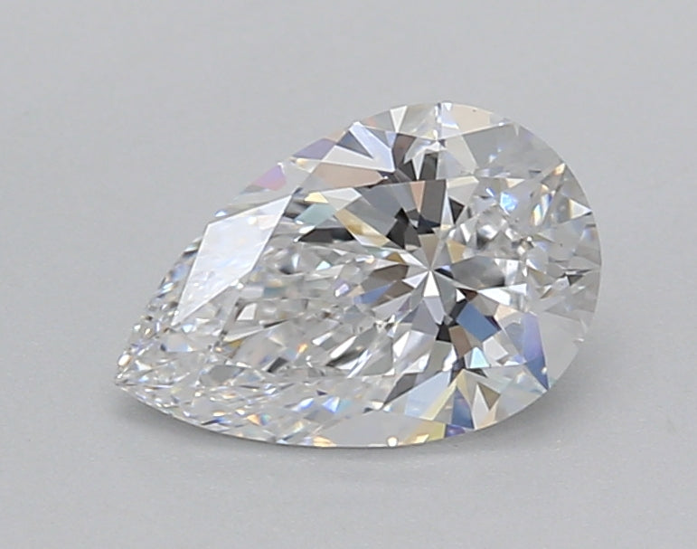 1.02 Carat Pear Shaped, Excellent Cut, D Color, VS1 Clarity, IGI Certified Lab Grown Diamond
