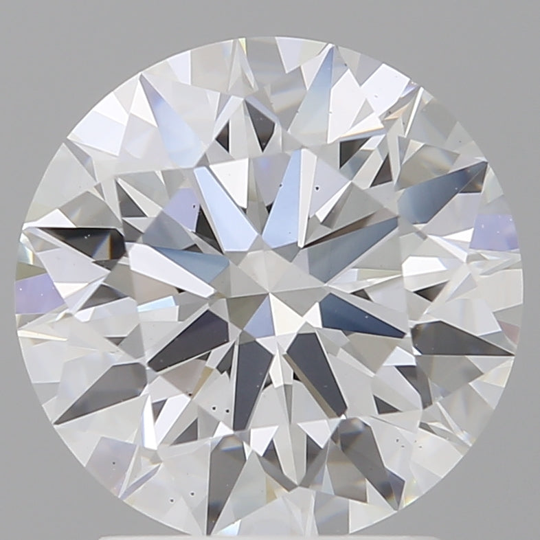 2.50 Carat Round Shaped, Ideal Cut, E Color, VS2 Clarity, IGI Certified Lab Grown Diamond