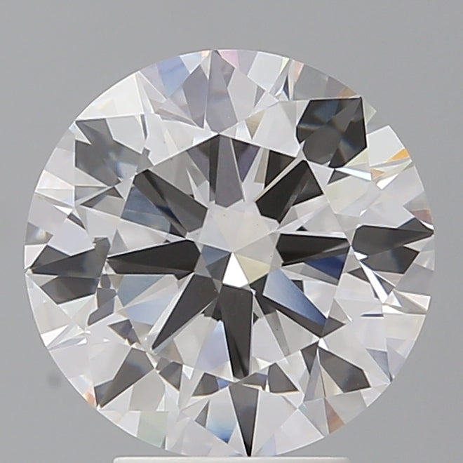 4.05 Carat Round Shaped, Ideal Cut, E Color, VVS2 Clarity, IGI Certified Lab Grown Diamond