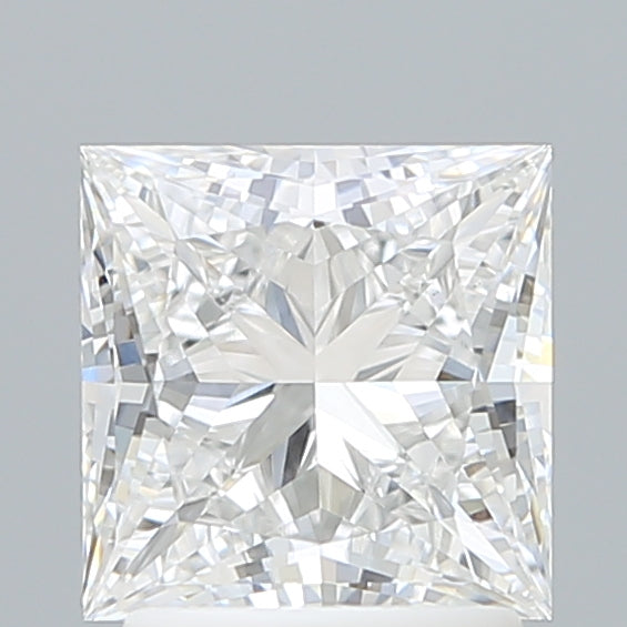 2.06 Carat Princess Shaped, Ideal Cut, E Color, VS1 Clarity, IGI Certified Lab Grown Diamond