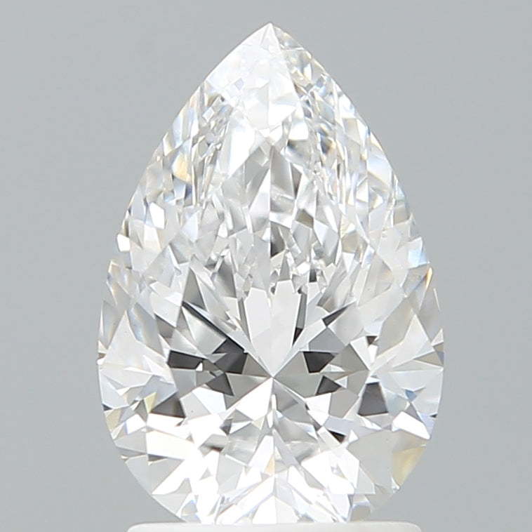 1.83 Carat Pear Shaped, Excellent Cut, D Color, VVS2 Clarity, IGI Certified Lab Grown Diamond