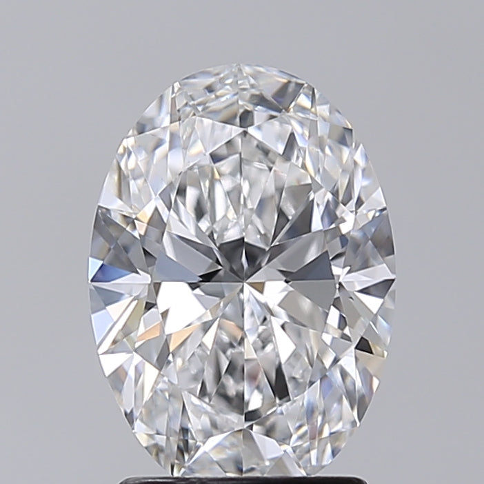 2.03 Carat Oval Shaped, Excellent Cut, D Color, VVS2 Clarity, IGI Certified Lab Grown Diamond