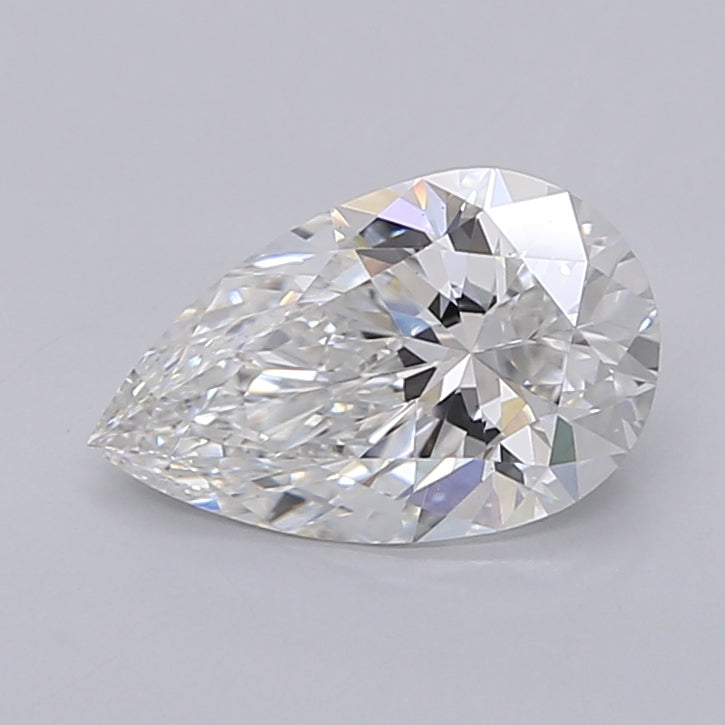 1.52 Carat Pear Shaped, Ideal Cut, F Color, VVS2 Clarity, IGI Certified Lab Grown Diamond