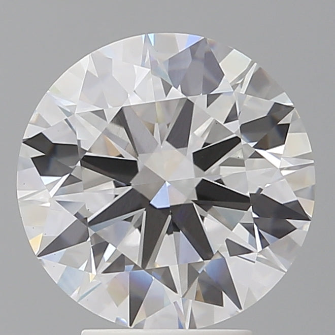 4.10 Carat Round Shaped, Ideal Cut, E Color, VVS2 Clarity, IGI Certified Lab Grown Diamond