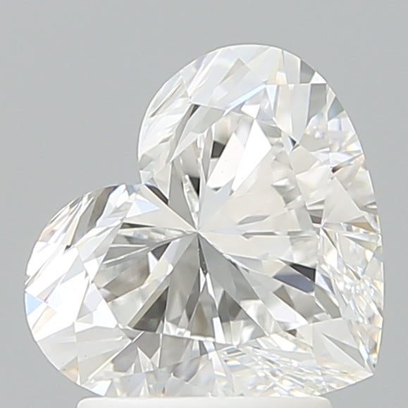2.23 Carat Heart Shaped, Excellent Cut, D Color, VS1 Clarity, IGI Certified Lab Grown Diamond