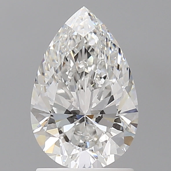 1.59 Carat Pear Shaped, Ideal Cut, E Color, VVS2 Clarity, IGI Certified Lab Grown Diamond