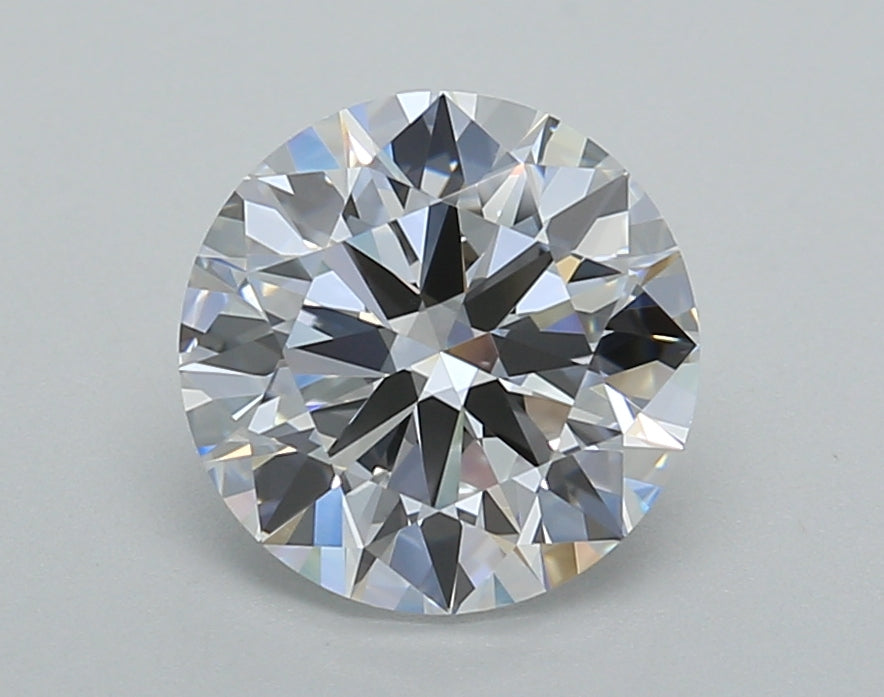 2.01 Carat Round Shaped, Ideal Cut, D Color, VVS2 Clarity, IGI Certified Lab Grown Diamond