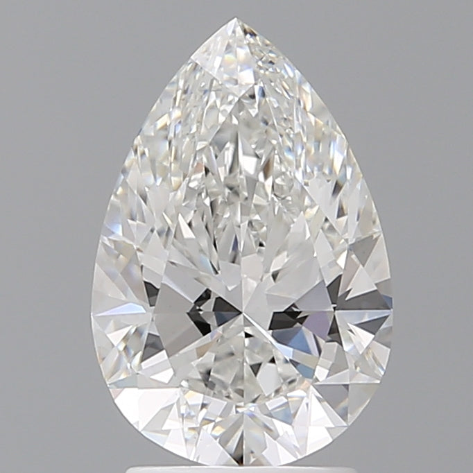 2.52 Carat Pear Shaped, Ideal Cut, E Color, VVS2 Clarity, IGI Certified Lab Grown Diamond
