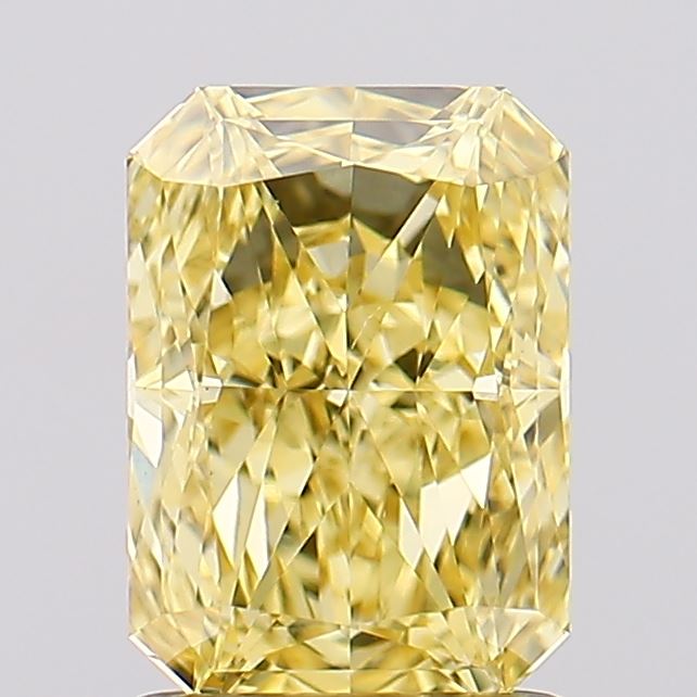 1.75 Carat Radiant Shaped, Ideal Cut, VS1 Clarity, IGI Certified Lab Grown Diamond