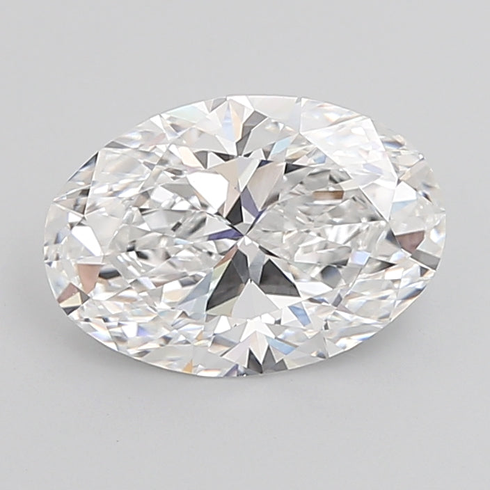 3.07 Carat Oval Shaped, Ideal Cut, E Color, VVS2 Clarity, IGI Certified Lab Grown Diamond