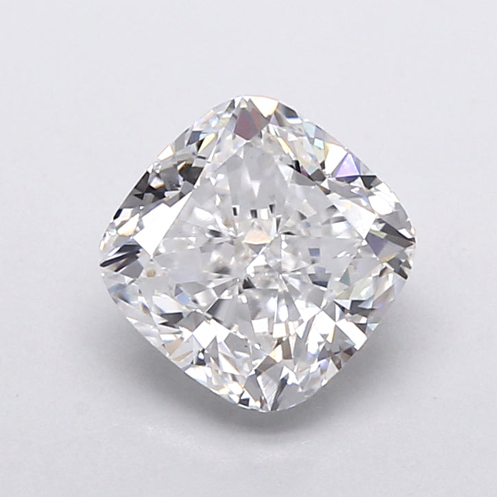 2.00 Carat Cushion Shaped, Very Good Cut, D Color, VS1 Clarity, IGI Certified Lab Grown Diamond