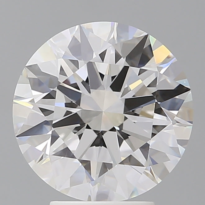 4.04 Carat Round Shaped, Ideal Cut, E Color, VVS2 Clarity, IGI Certified Lab Grown Diamond