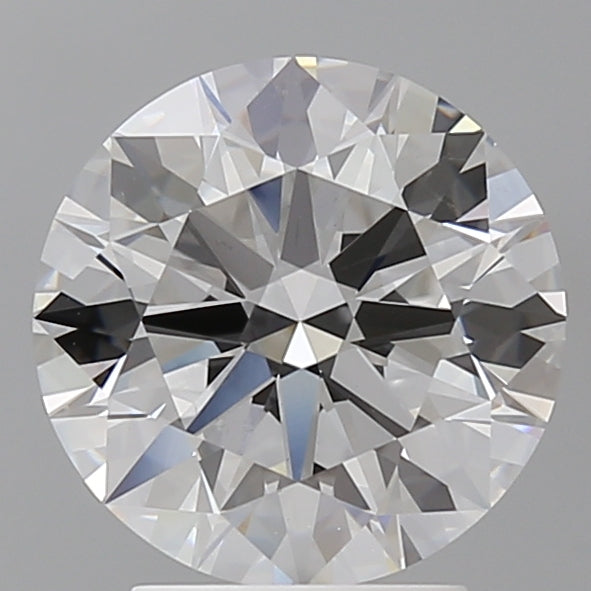 3.09 Carat Round Shaped, Ideal Cut, F Color, VVS2 Clarity, IGI Certified Lab Grown Diamond