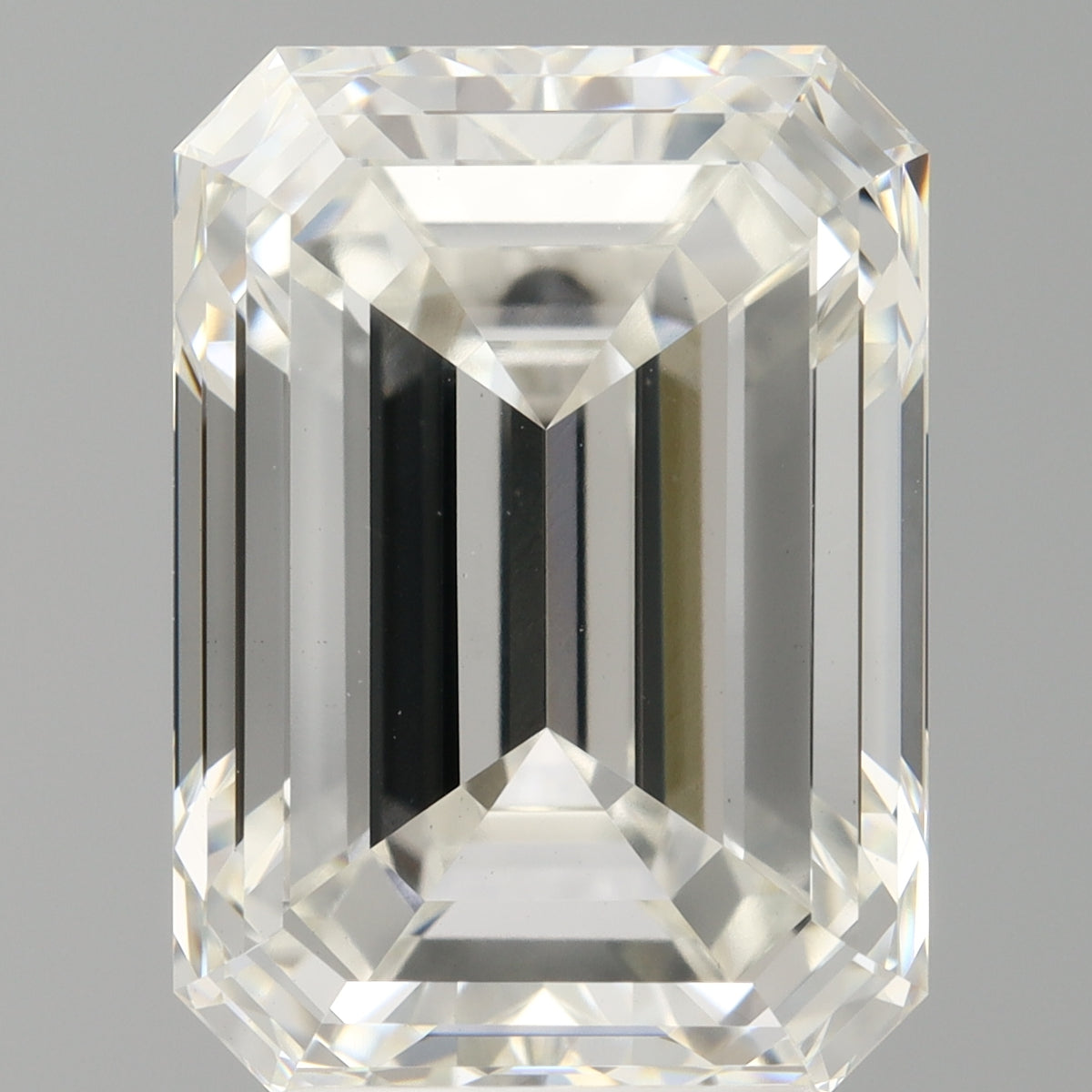 4.99 Carat Emerald Shaped, Ideal Cut, F Color, VVS2 Clarity, IGI Certified Lab Grown Diamond
