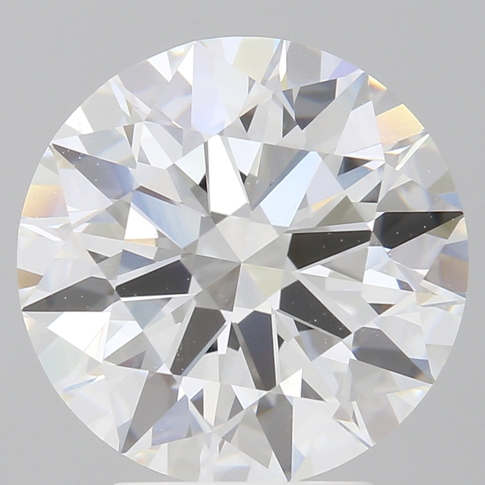 4.01 Carat Round Shaped, Ideal Cut, E Color, VVS2 Clarity, IGI Certified Lab Grown Diamond