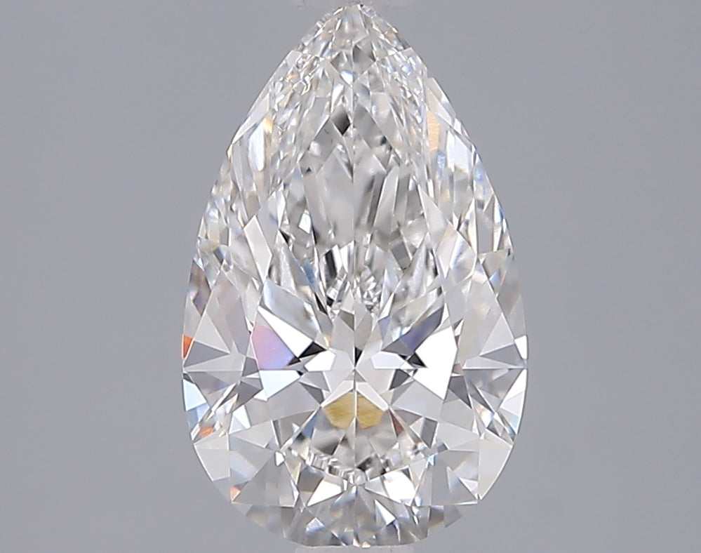 2.05 Carat Pear Shaped, Ideal Cut, F Color, VVS2 Clarity, IGI Certified Lab Grown Diamond