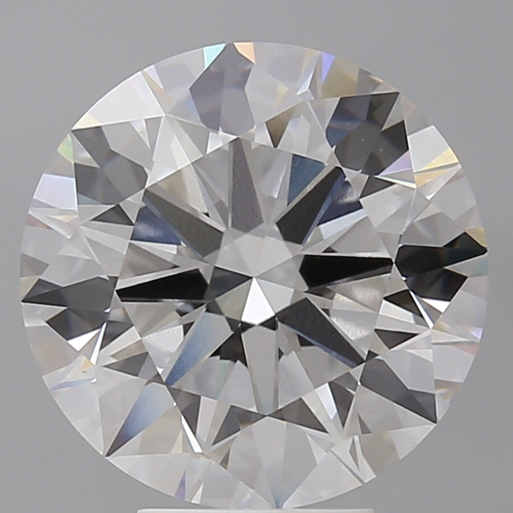 6.10 Carat Round Shaped, Ideal Cut, E Color, VVS2 Clarity, IGI Certified Lab Grown Diamond
