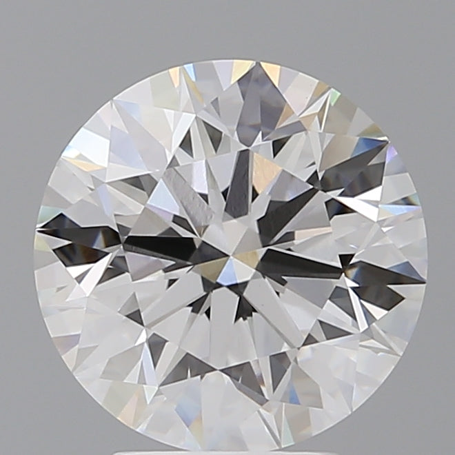 4.03 Carat Round Shaped, Ideal Cut, E Color, VVS2 Clarity, IGI Certified Lab Grown Diamond