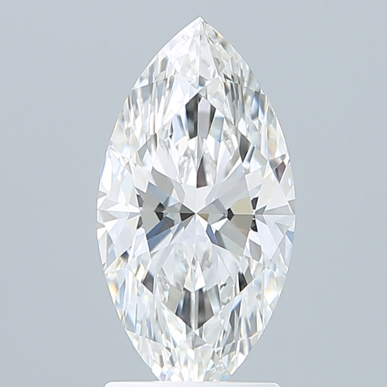 2.09 Carat Marquise Shaped, Ideal Cut, F Color, VVS1 Clarity, IGI Certified Lab Grown Diamond