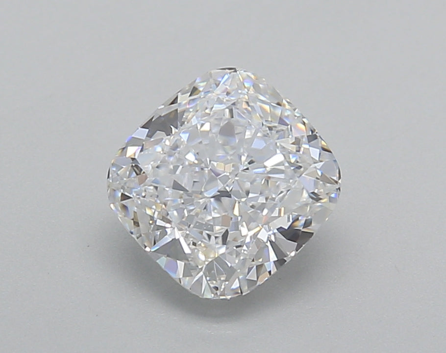 1.52 Carat Cushion Shaped, Very Good Cut, D Color, VVS2 Clarity, IGI Certified Lab Grown Diamond
