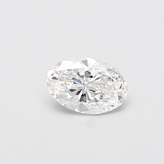 0.38 Carat Oval Shaped, Very Good Cut, D Color, VVS2 Clarity, IGI Certified Lab Grown Diamond