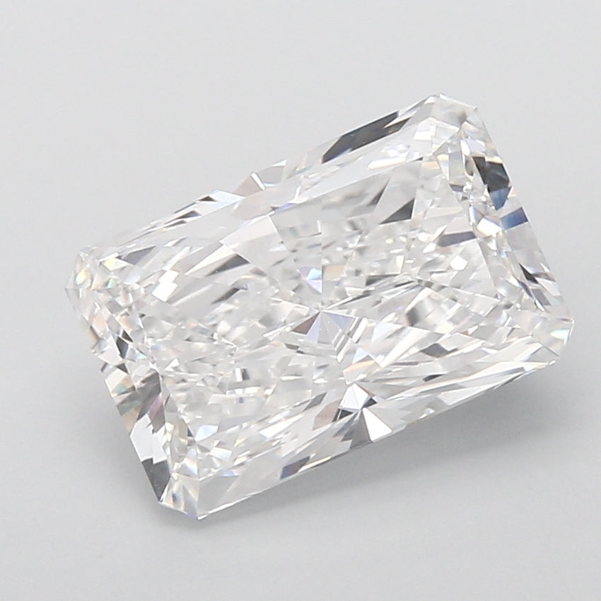 8.28 Carat Radiant Shaped, Very Good Cut, E Color, VVS2 Clarity, IGI Certified Lab Grown Diamond